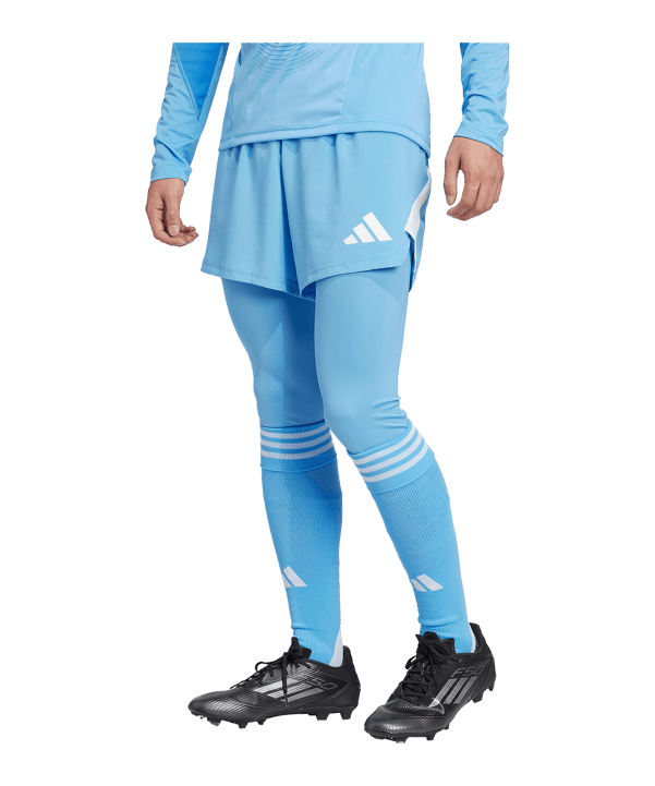 adidas Tiro 25 Pro Torwarthose Blau - blau