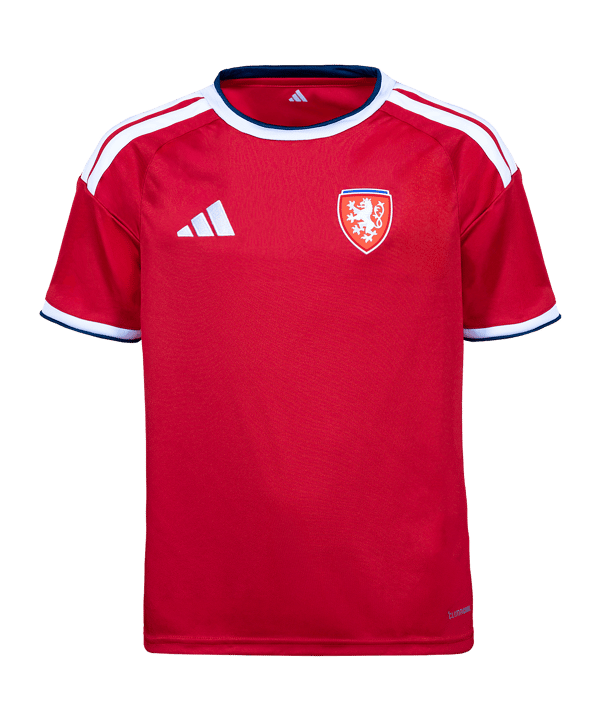 adidas FACR Repubblica Ceca Maglietta Home 2026 Bambini Rosso - rosso