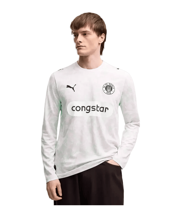 PUMA FC St. Pauli Replica Maglia maniche lunghe 3rd 2026/2027 Verde C03 - verde
