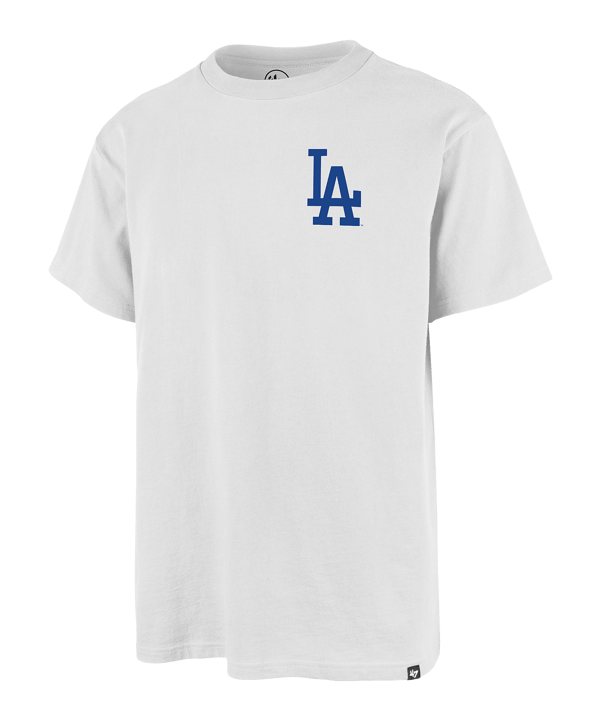'47 Brand Los Angeles Dodgers Backer 47 ECHO T-Shirt Weiß - weiss