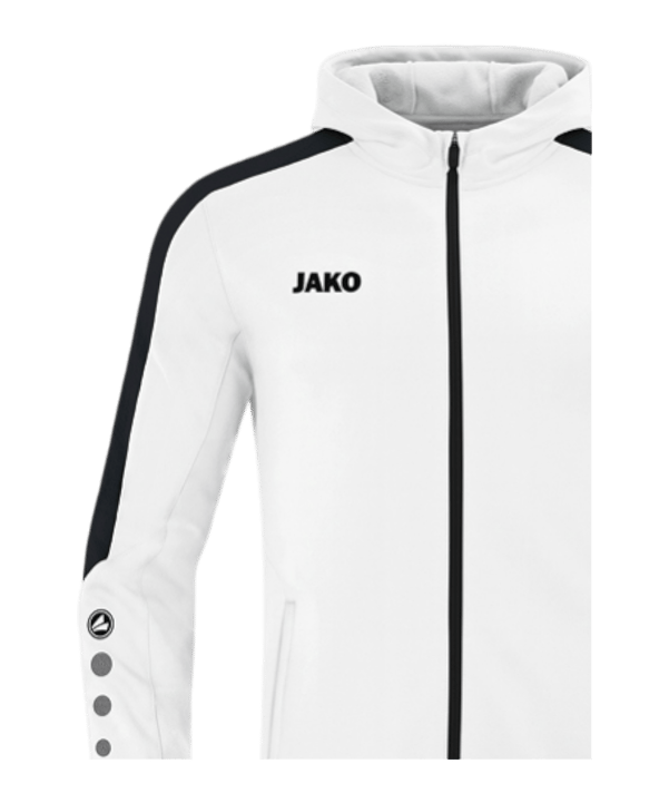 JAKO Power Präsentationsanzug Kids Weiß F0 - weiss