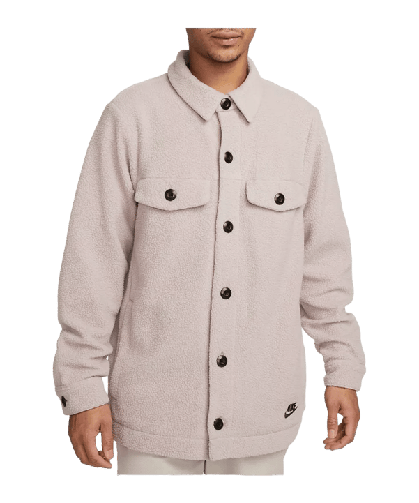 Nike Sherpa Jacke Beige Braun F272 - beige