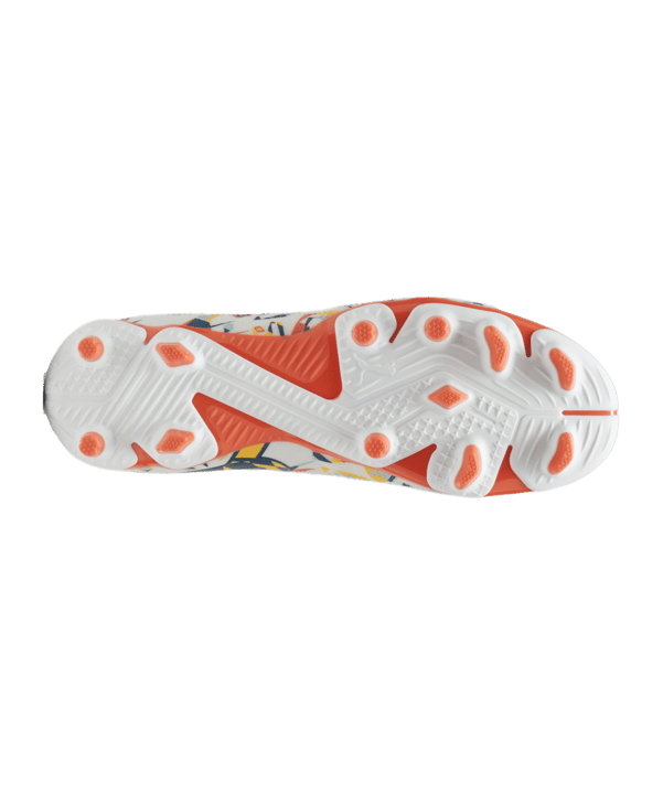 PUMA FUTURE 7 Match Creativity FG/AG Jr Kids Weiss Grün F01 - weiss