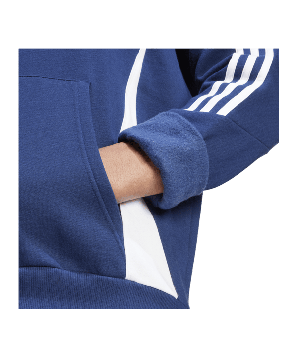 adidas Tiro 24 Hoody Blau Weiss - blau