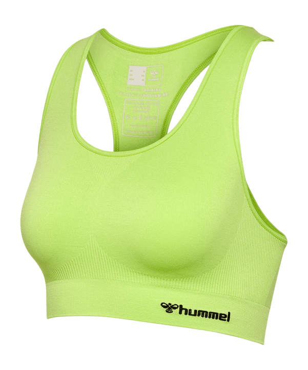 Hummel hmlTIF Seamless Sports Hemd Damen Grün F6126 - gruen