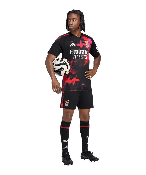 adidas Benfica Lissabon Trikot 3rd 2026/2027 Schwarz - schwarz