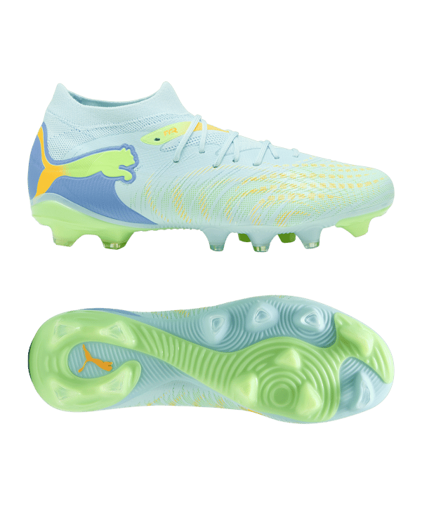 PUMA FUTURE 9 Match FG/AG Light Up Damen Blau F01 - blau