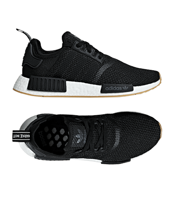 adidas NMD R1 Sneaker Schwarz Weiss - weiss