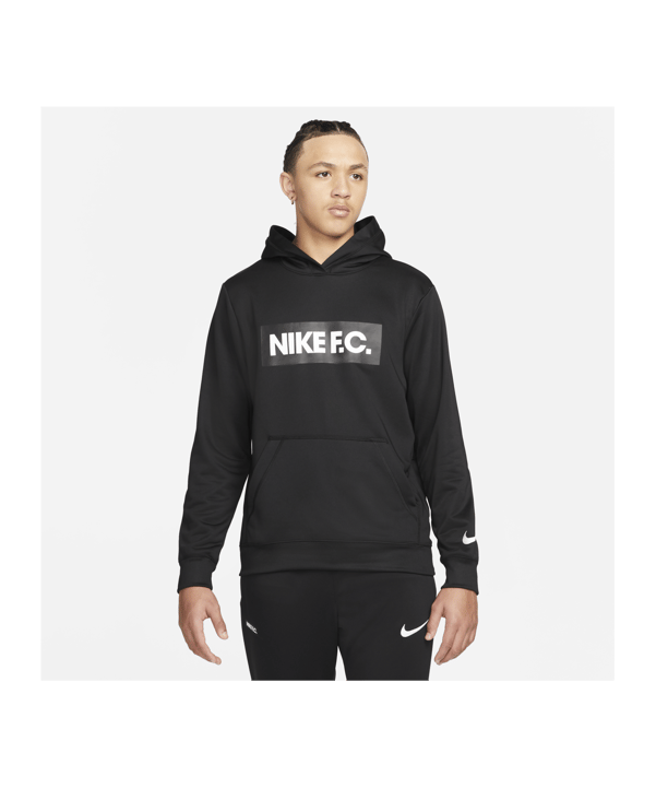 Nike F.C. Fleece Hoody Schwarz F010 - schwarz