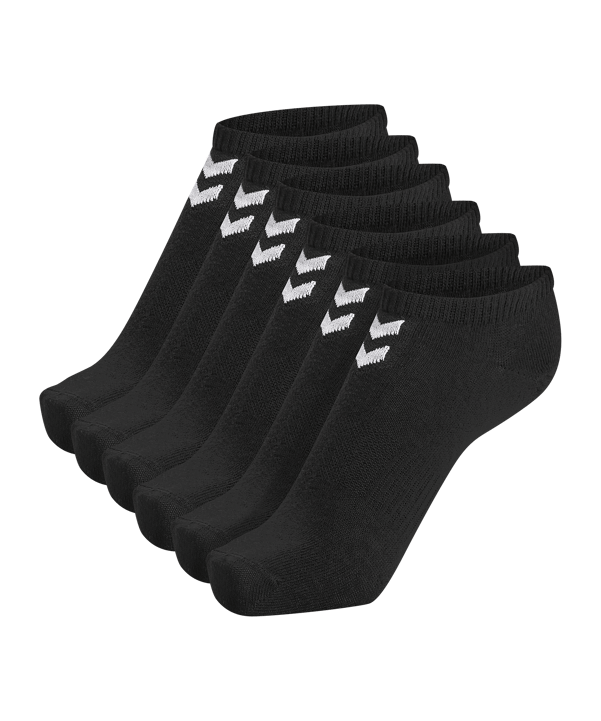 Hummel hmlchevron 6-Pack Ankle Socken F2001 - schwarz