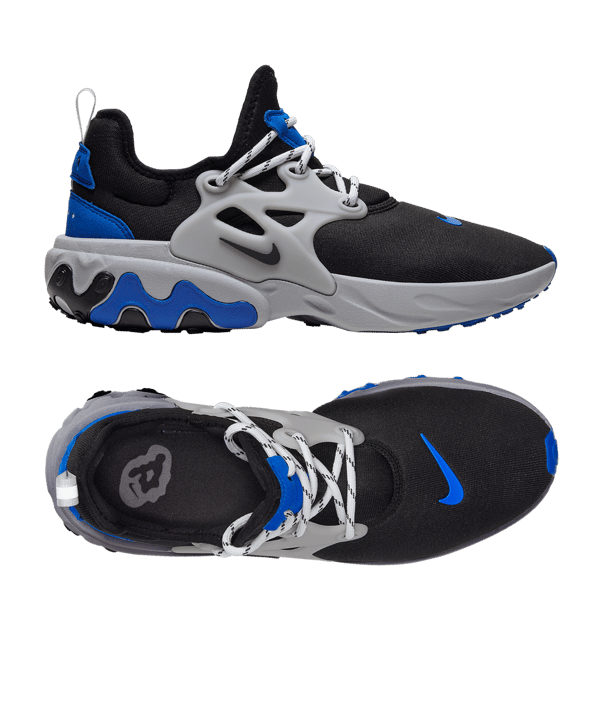 Nike React Presto Sneaker Schwarz Blau F005 - schwarz