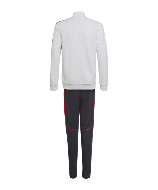 adidas FC Bayern München Trainingsanzug Kids Weiss - weiss
