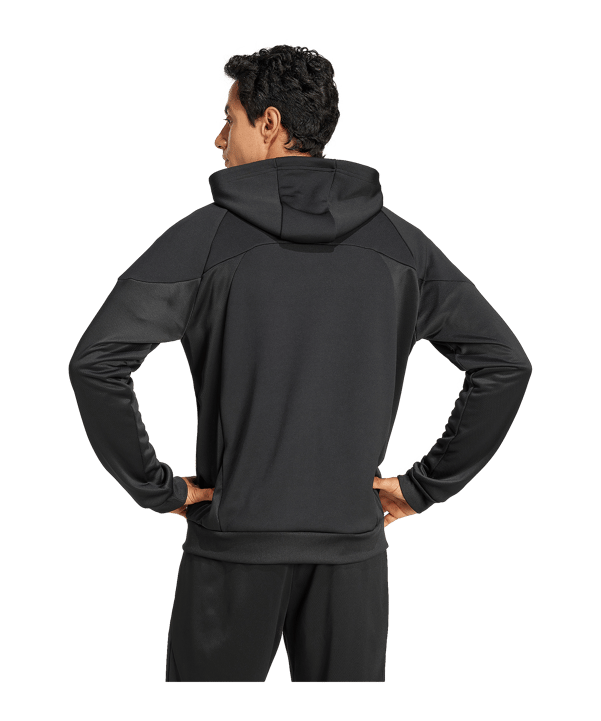 adidas Tiro 25 Travel Kapuzenjacke Schwarz - schwarz