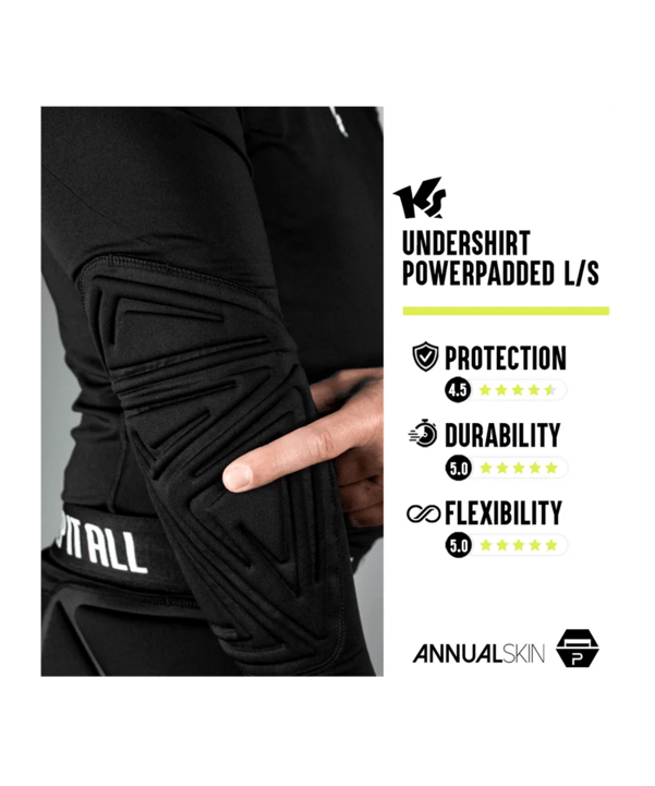 KEEPERsport Unterziehshirt PP LS Schwarz F991 - schwarz