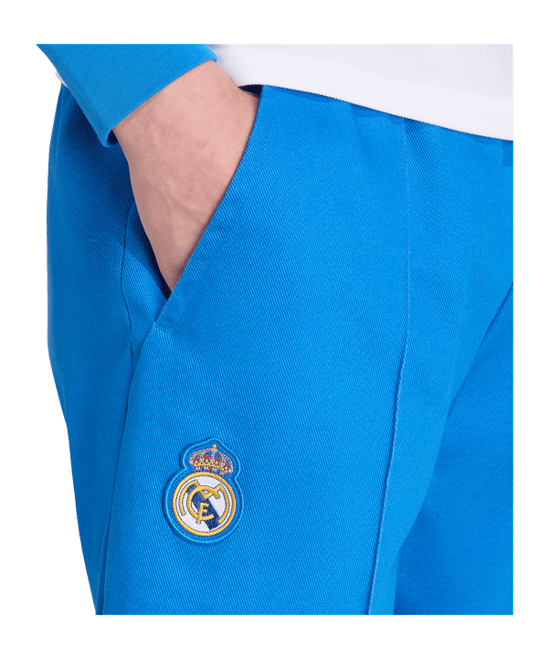 adidas Real Madrid Icon Drill Hose Blau - blau