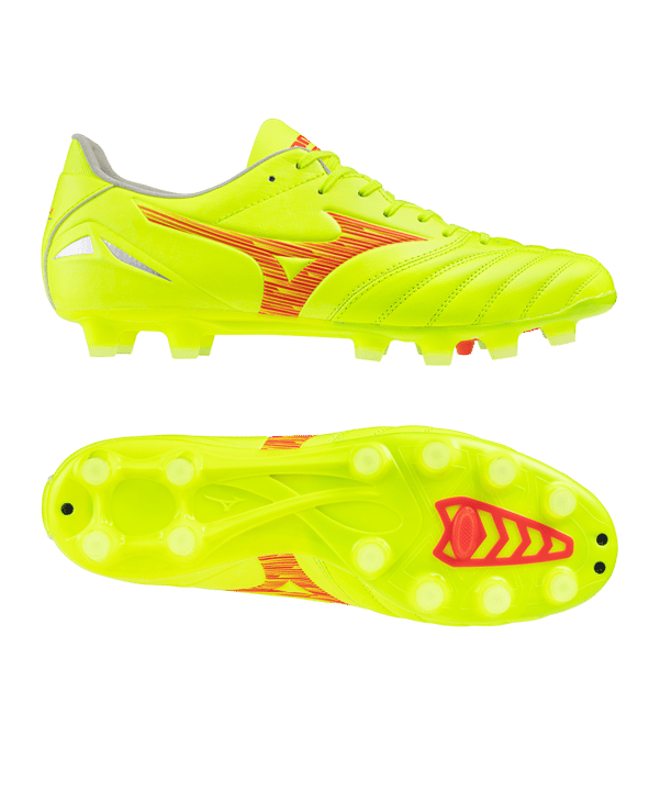 Mizuno Morelia Neo IV Pro FG Dyna Gelb Rot F45 - gelb