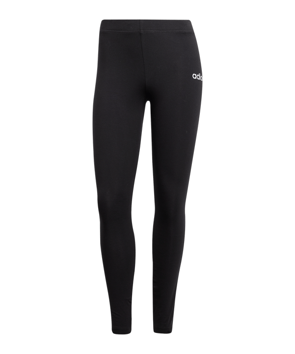 adidas Essentials Linear Cotton Leggings Schawrz - schwarz