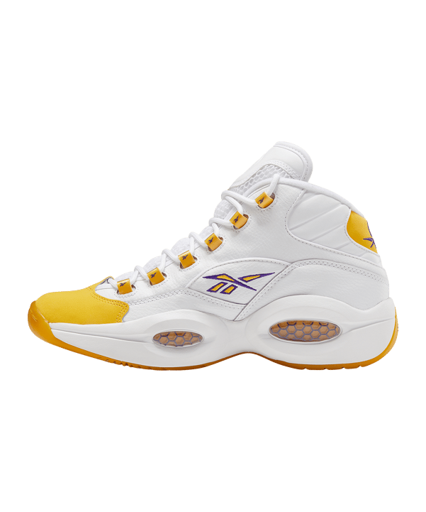 Reebok Question MID Weiss Gelb - weiss