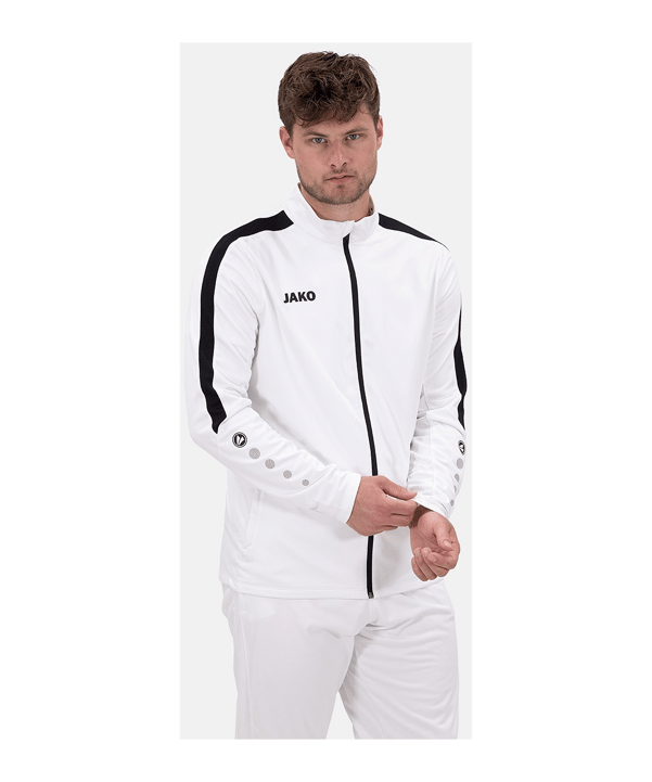 JAKO Power Giacca da allenamento Bianco C9323 - bianco