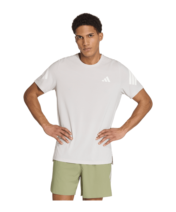 adidas Running Iconic T-shirt Grigio - grigio