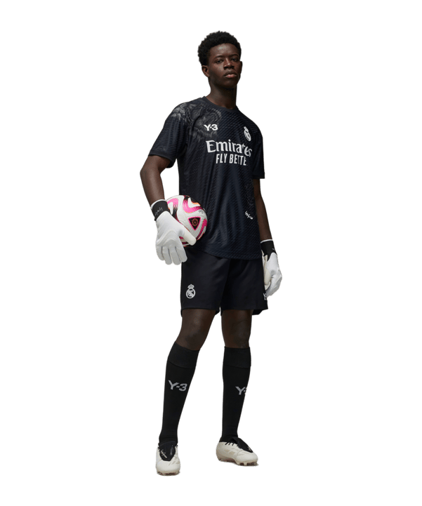 adidas Real Madrid Y3 Auth. Trikot 4th 2023/2024 Schwarz - schwarz