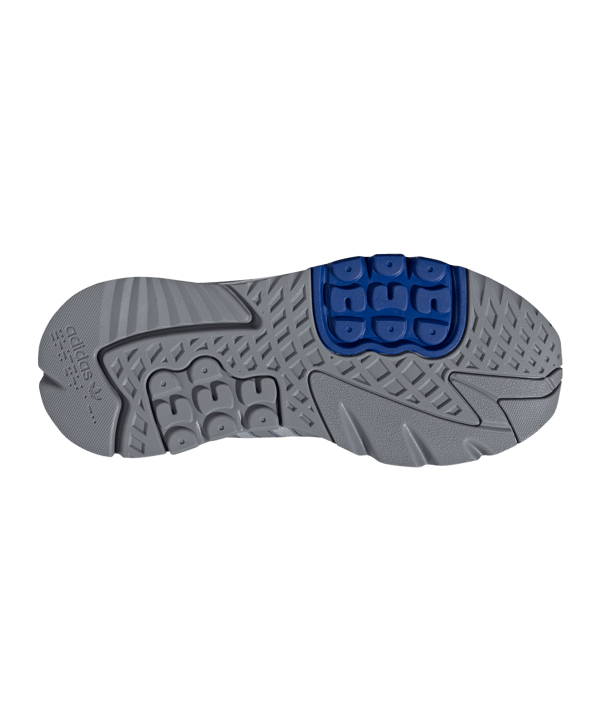 adidas Originals Nite Jogger Grau Blau Weiss - grau