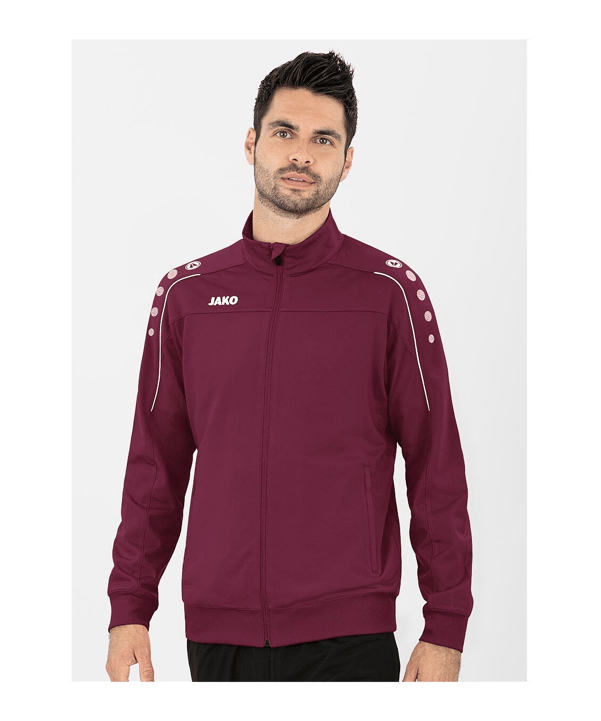 JAKO Classico Giacca da allenamento Rosso C14 - rosso
