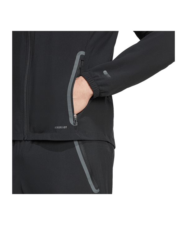 adidas FAF Algerien Tiro Tech Travel Jacke Schwarz - schwarz
