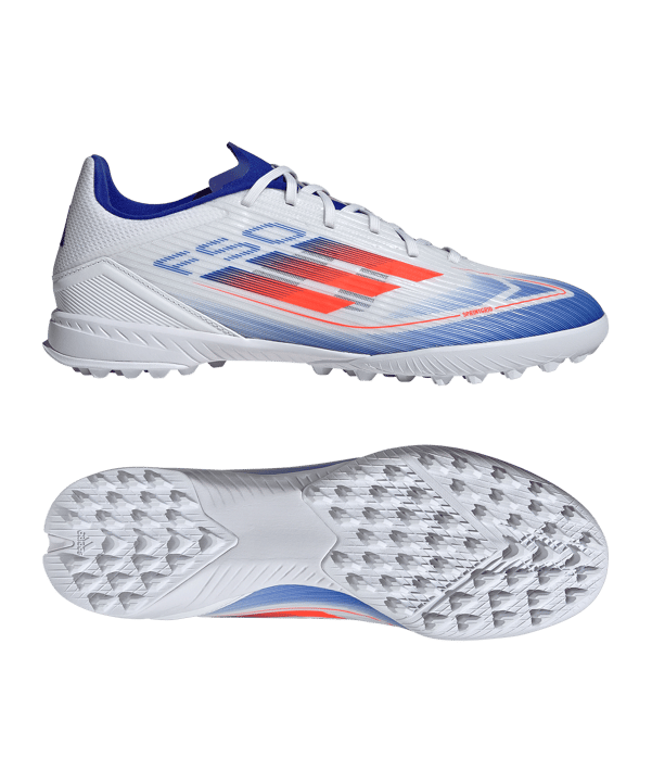 adidas F50 League TF Advancement Weiss Rot - weiss