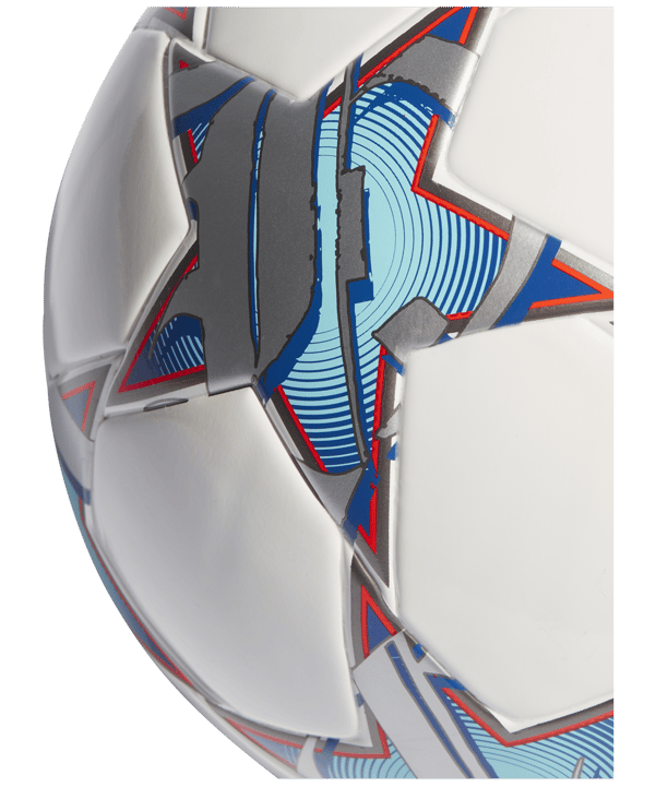 adidas UCL League Lightball 350g Weiss Silber Blau - weiss