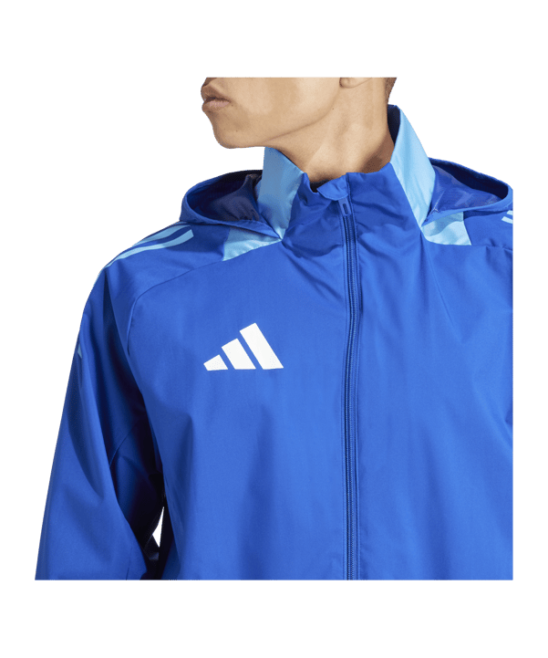 adidas Tiro 24 Competition Allwetterjacke Blau - blau
