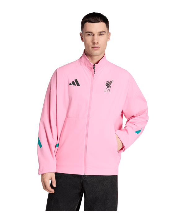 adidas FC Liverpool Anthem Jacke Rosa - rosa