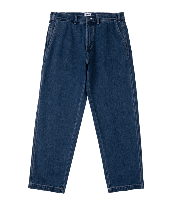 Obey Hardwork Carpenter Denim Pant - gelb