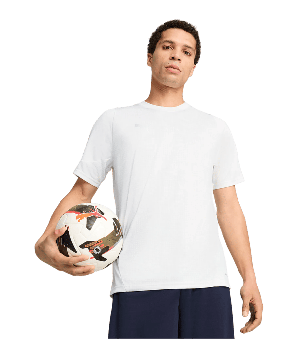 PUMA teamCUP Trainingsshirt Weiss F04 - weiss