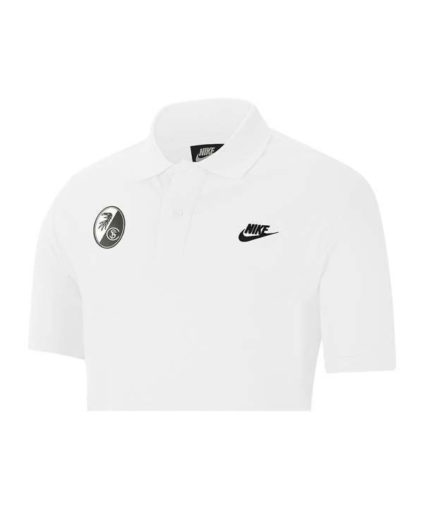 Nike SC Freiburg Poloshirt Weiss F100 - weiss