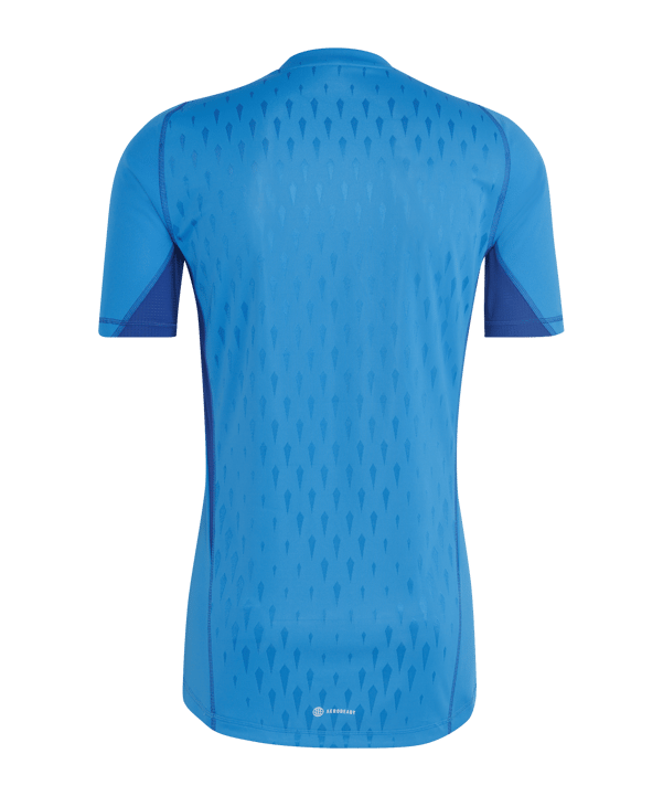 adidas Tiro 23 Pro Torwarttrikot Kurzarm Blau - blau
