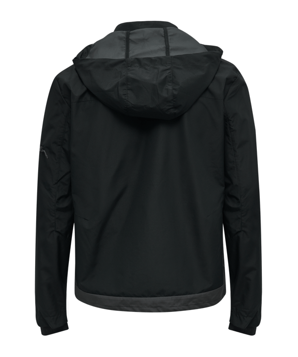 Hummel hmlNORTH Shell Jacke Schwarz Grau F1006 - schwarz