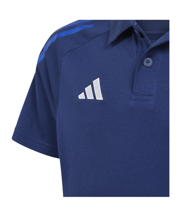 adidas Tiro 24 Competition Poloshirt Kids Blau - blau