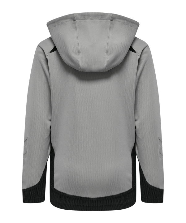Hummel hmlLEAD Poly Hoody Kids Grau F2006 - grau