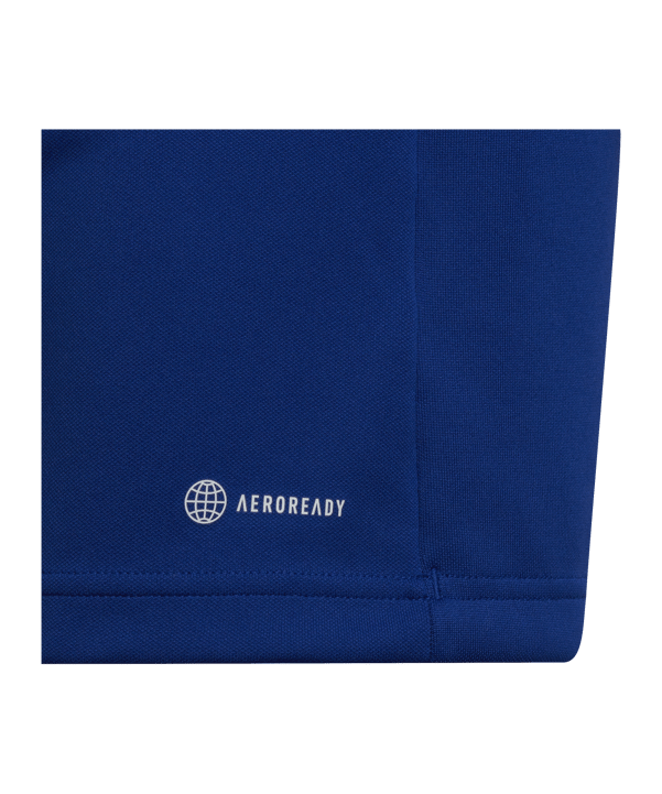 adidas Entrada 22 HalfZip Sweatshirt Kids Blau - blau
