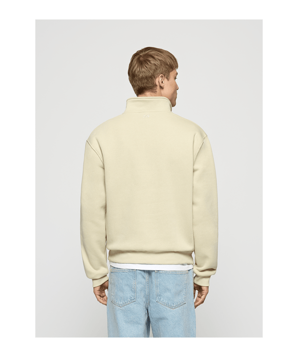 Burocs Essential Mock Neck Sweatshirt Beige - beige
