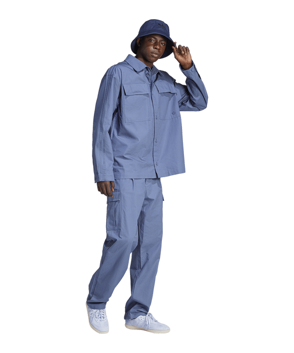 adidas Originals Essentials Cargo Hose Blau - blau