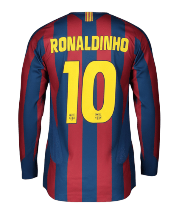 Nike FC Barcelona Reissure 2005 'Ronaldinho' Trikot langarm Blau F471 - blau