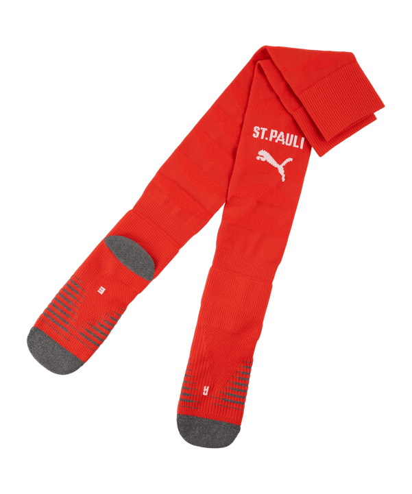 PUMA FC St. Pauli Mesh Replica Strumpfstutzen Rot F04 - rot