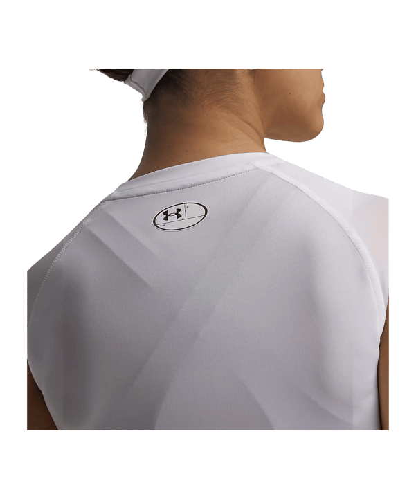 Under Armour HG Authentics Comp T-shirt Donna Bianco C101 - bianco
