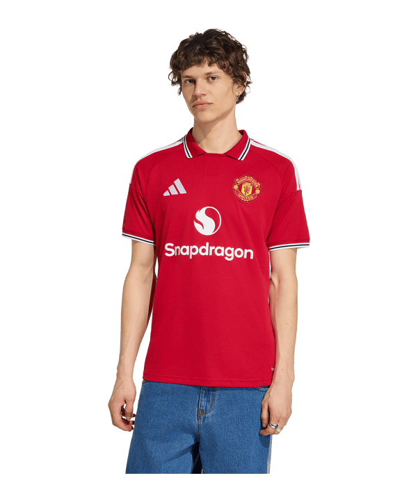 adidas Manchester United Trikot Home 2026/2027 Rot - rot