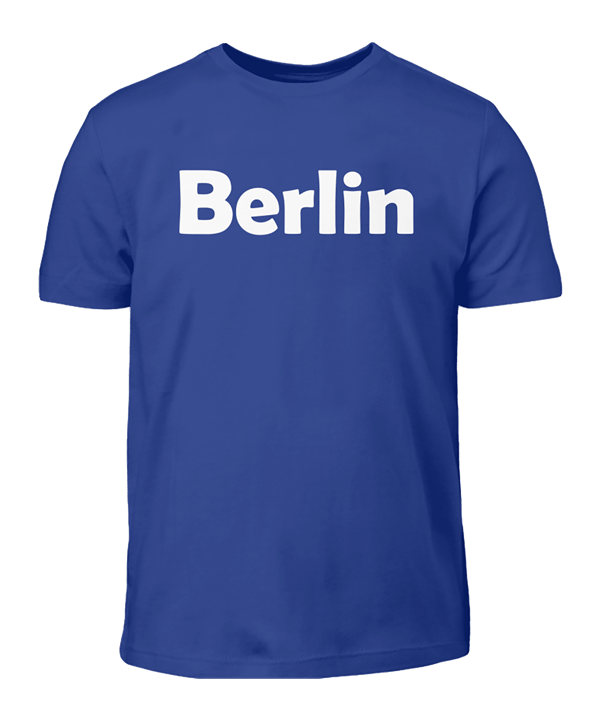 Kids T-Shirt "Berlin" Blau - blau
