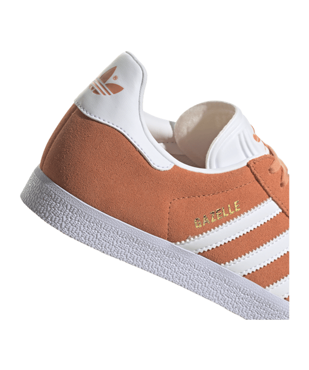 adidas Originals Gazelle Damen Orange Weiss - orange