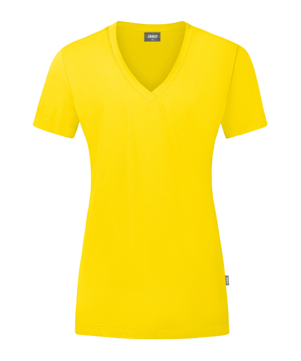 JAKO Organic T-Shirt Damen Gelb F300 - gelb