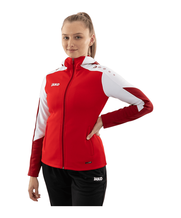 JAKO Dynamic Kapuzenjacke Damen Rot F114 - rot